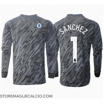 Chelsea Robert Sanchez #1 Portiere Maglia Gara Trasferta Repliche 2024-25 Maniche Lunghe